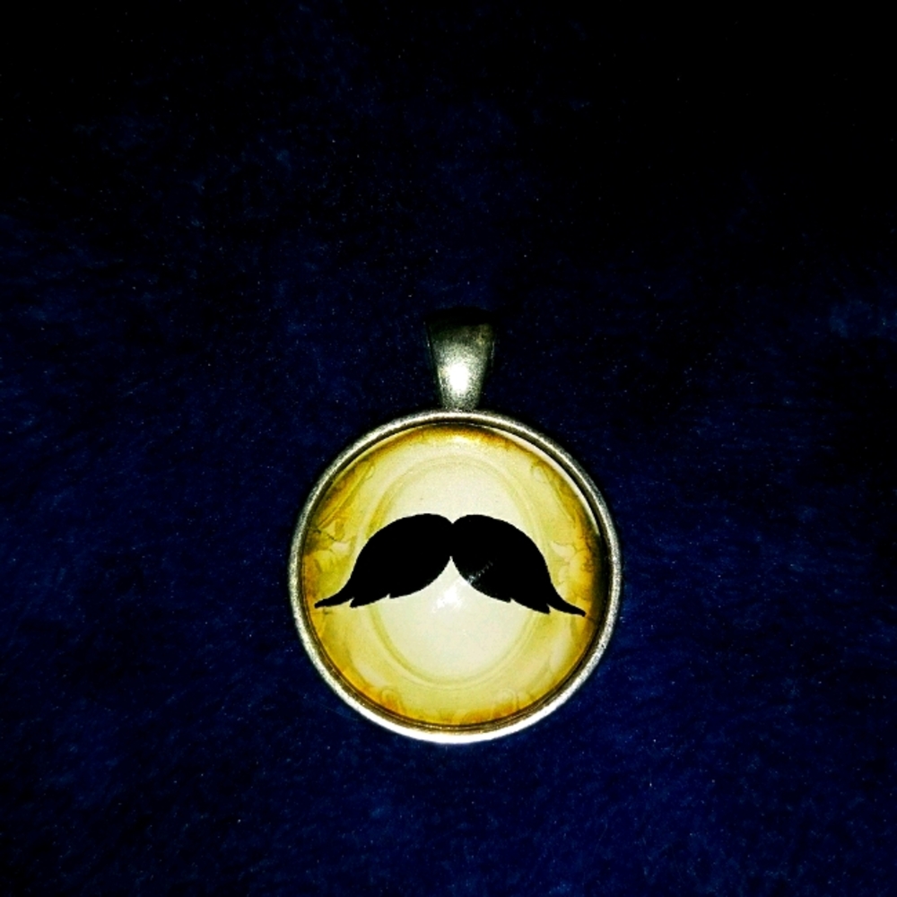 Mustache pendent